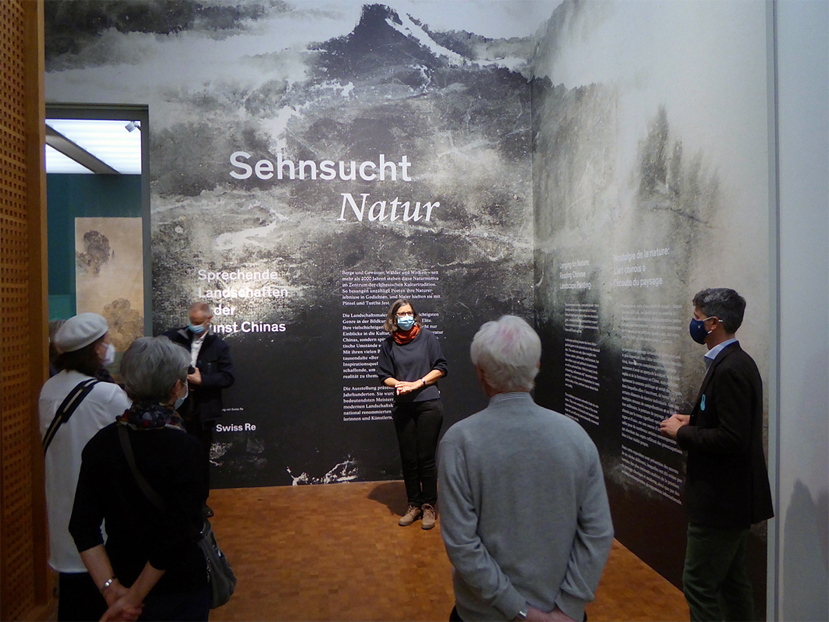 Führung durch die Ausstellung "SEHNSUCHT NATUR" in Zürich